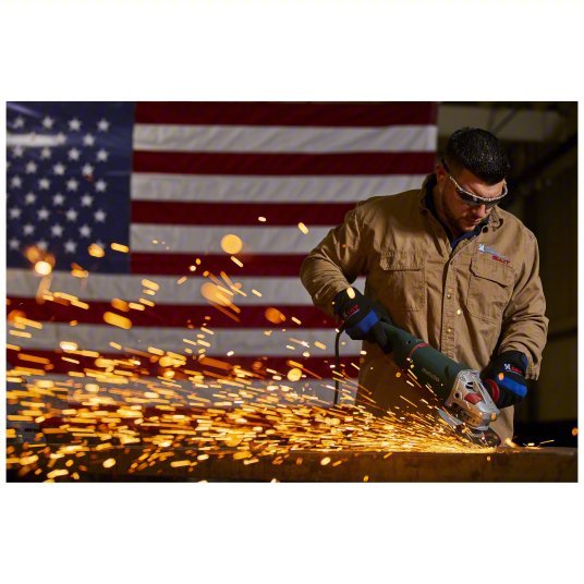 SAIT 20062 Depressed Center Grinding Wheel Type 27, 4 1/2 in x 1/4 in x 7/8 in, Aluminum Oxide, 46 Grit