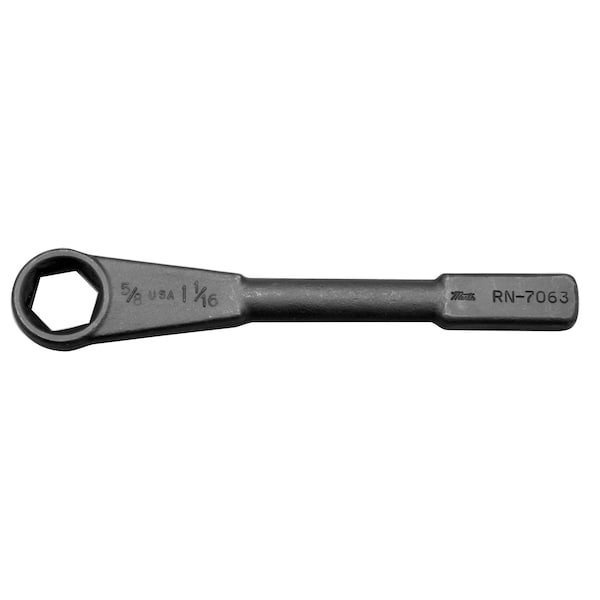 Martin Tools RN7075 Striking Box End Wrench 1-1/4", 6 Point, Single End