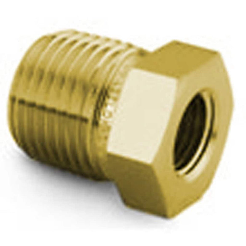 Swagelok B-8-RB-4 Brass Pipe Fitting, Reducing Bushing, 1/2 in. Male NPT x 1/4 in. Female NPT