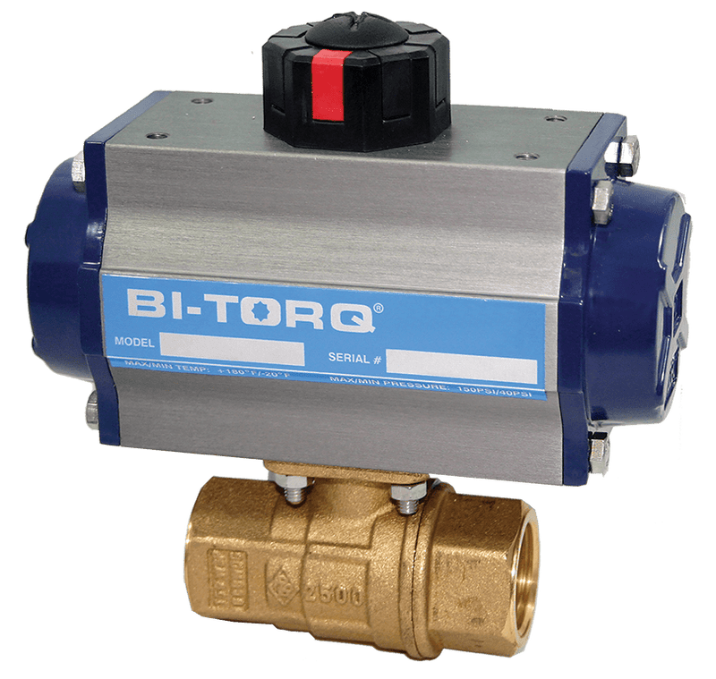 BI-Torq IP-2P-15-75-SR-PN 1-1/2" Full-Port Brass Ball Valve