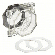 Brady PBL6 Push Button Lockout For 1.2 in Max Button Dia, Clear