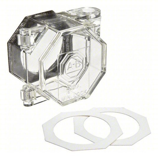 Brady PBL6 Push Button Lockout For 1.2 in Max Button Dia, Clear