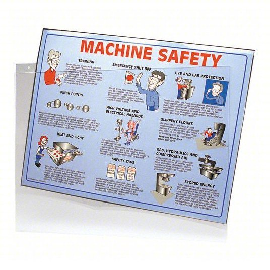 Brady SH1824 Poster Holder Wall Mount Mounting, 24 in W x 18 in H