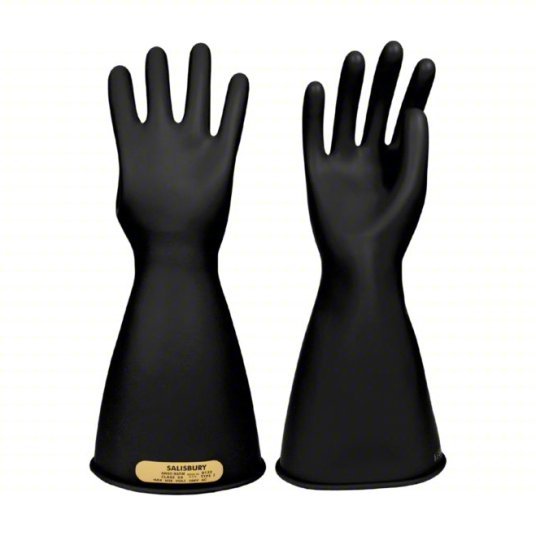 Salisbury GK011B/10 Electrical Glove Kit 1000V AC / 1500V DC, 11 in Glove Lg, Black, Type I, 1 PR