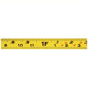 Keson PGT181033V Tape Measure Inch/Engineer's Scale, Nonmagnetic Single Hook Tip, Plastic, 33 ft, Std Blade