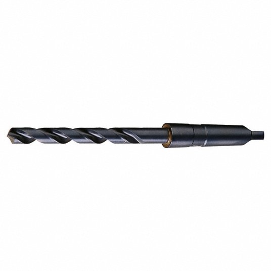 CLE-LINE C21965 Taper Shank Drill Bit 26.5 mm, 118° Point, Black Oxide HSS, MT3 Shank