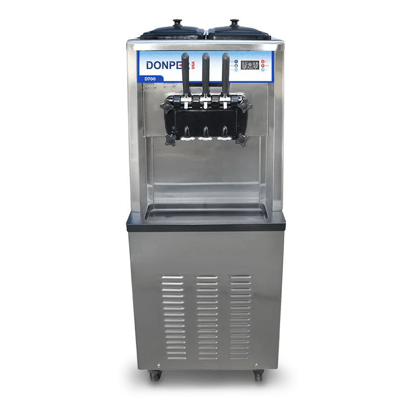 Donper D700 Dual Flavor Soft Serve Ice Cream Machine with Twist - Redwood.KVD700