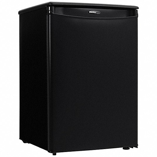 Danby DAR026A1BDD Mini Refrigerator Black, 2.6 cu ft Total Capacity, 4 Shelves, Energy Star Certified