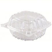 Dart C57PST1 Carry-Out Food Container, 21 oz Capacity, Clear Square, PK500