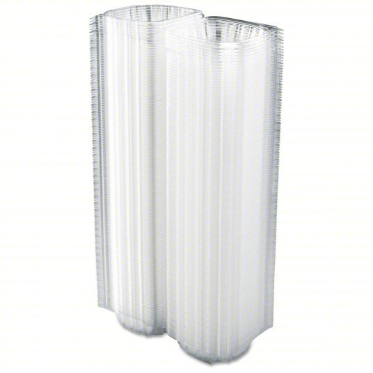 Dart C57PST1 Carry-Out Food Container, 21 oz Capacity, Clear Square, PK500