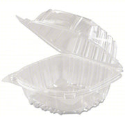 Dart C57PST1 Carry-Out Food Container, 21 oz Capacity, Clear Square, PK500