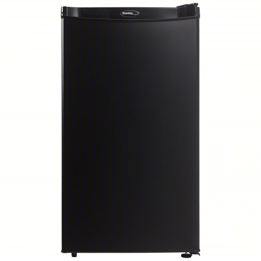 Danby DCR032A2BDD Mini Refrigerator with Freezer Section Black, 3.2 cu ft Total Capacity, 2 Shelves