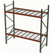 Husky Rack & Wire 184209635096DS Pallet Rack Starter Unit 102 in x 42 in x 8 ft, 16 ga Beams, 14 ga Uprights