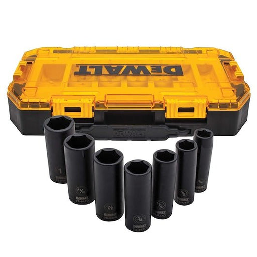 DeWalt DWMT74736 Deep Impact Standard & Universal Socket Set: 7 Pc