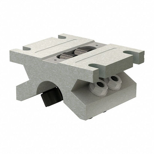 PBC Linear F-DPB-48-OPN Floating Double Roller Pillow Block, For 3 in Round Shaft, 12,520 lbf Dynamic Load Rating