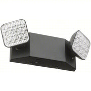 Lithonia EU2C B M6 Emergency Exit Light, Contractor, Black