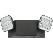 Lithonia EU2C B M6 Emergency Exit Light, Contractor, Black