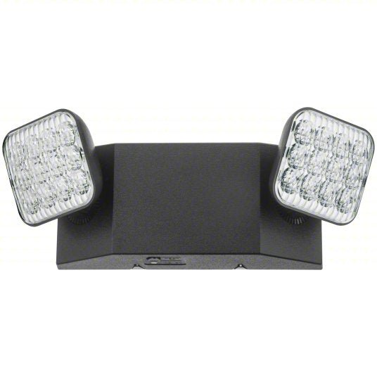 Lithonia EU2C B M6 Emergency Exit Light, Contractor, Black