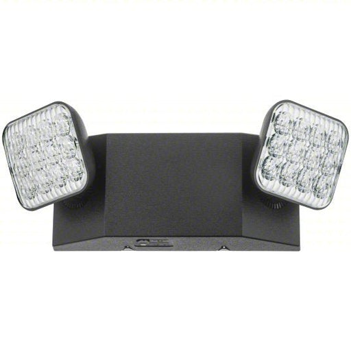 Lithonia EU2C B M6 Emergency Exit Light, Contractor, Black