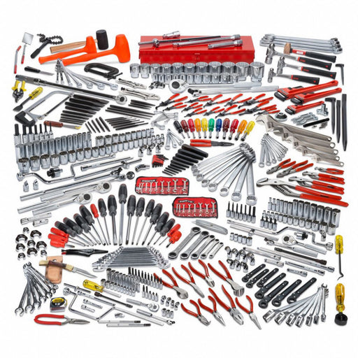 Proto J99720 Master Tool Set, 453 Total Pcs, SAE, 1/4 in/3/8 in/1/2 in/3/4 in Socket Drive Size