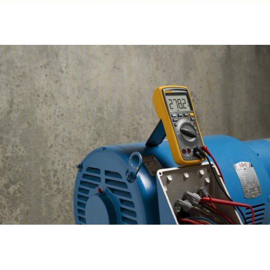 FLUKE-17B+ ESP Digital Multimeter CAT III 600V, Avg, 1,000 V Max AC Volt Measurement, 4,000, LCD
