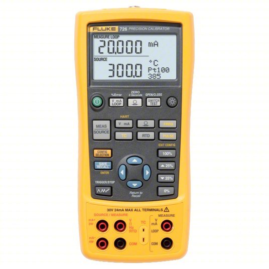 FLUKE-726/FPC Multifunction Calibrator Precision Multifunction, HART, 0.001 mA – 24 mA, NIST