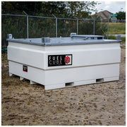 Western Global FCPWN1000 Diesel Fuel Tank White, Rectangle, 1,016 gal Capacity, Steel