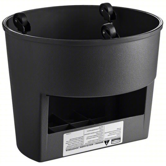 Rubbermaid FG252300BLA Step Stool, 350 lb. Capacity, Plastic, Black