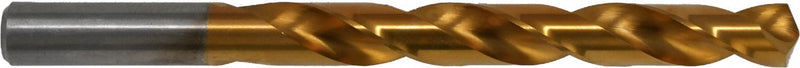Chicago-Latrobe 47960 550ASP-TN Heavy-Duty Cobalt Jobber Length Drill Bit, 4 mm, 135° Split Point, TiN, HSS-Co M35, Spiral Flute
