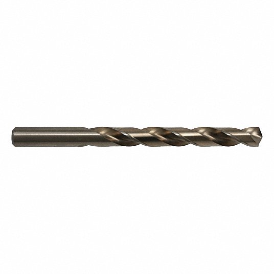 Chicago - Latrobe 46612 Jobber Length Drill Bit 3/16 in Drill Bit Size, 2 - 5/16 in Flute Lg, Cobalt, 4xD - Redwood.KV1G873