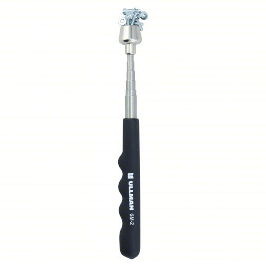 Ullman GM-2 Magnetic Retrieval Tool 5 1/2 in Jaw Cap., Mag. Typ. Neodymium, Shft. Typ. Telescoping