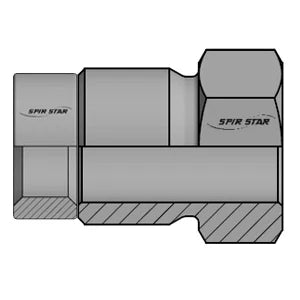 Spir Star GN-9/16MP Gland Nut 9/16 In MP MAWP 20K PSI