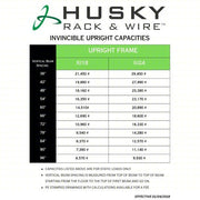Husky Rack & Wire 184209635096DS Pallet Rack Starter Unit 102 in x 42 in x 8 ft, 16 ga Beams, 14 ga Uprights