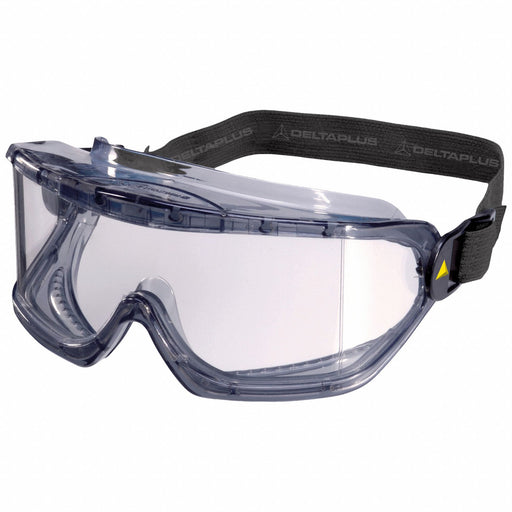 Deltaplus USA GALERVI Safety Goggles, Clear Lens Color, Anti-Fog/Scratch-Resistant, Indirect, Elastic, 1 PR PK10