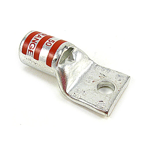 Thomas & Betts 54165-TB Compression Lug, Stranded Wire Type, 1/2 in Stud Size, Std, Copper
