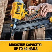 Dewalt DCN21PLM1 20V MAX XR Lithium-Ion Cordless 2-Speed 21° Plastic Collated Framing Nailer Kit