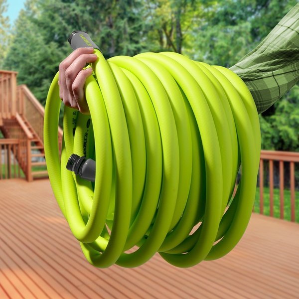 Flexzilla HFZG5100YW Garden Hose, 5/8" x 100, 3/4" - 11 1/2