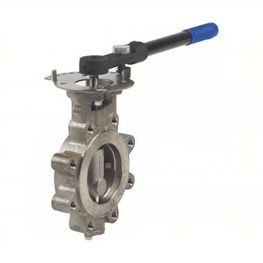 Milwaukee HP1LCS4212 5" Butterfly Valve High Performance, Lug Style, Carbon Steel, 5 in Pipe Size