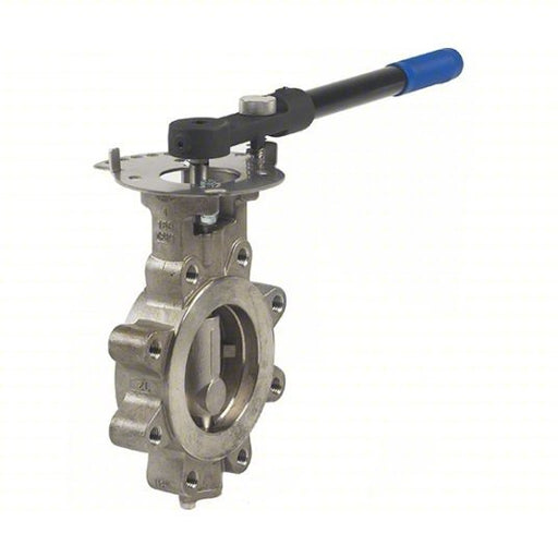 Milwaukee HP1LCS4212 5" Butterfly Valve High Performance, Lug Style, Carbon Steel, 5 in Pipe Size