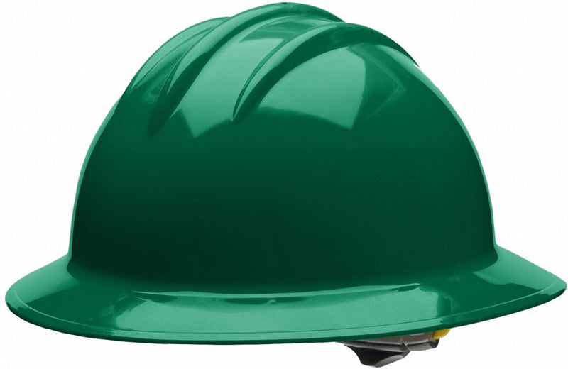 Bullard 33FGR Hard Hat, Type 1, Class E, Forest Green, 6 Point Ratchet, Includes Chin Strap