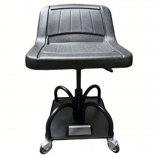 Whiteside HRAS3NM Mechanic Seat: Heavy-Duty, Adjustable, 440 lb Max Load Capacity, 27 in Seat Ht