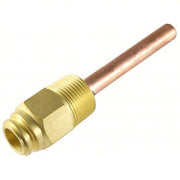 Honeywell 121371B Immersion Well Mounting Flange, Copper, Copper, 3/4 in External Thread Size