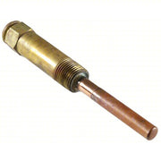 Honeywell 121371L Immersion Well Mounting Flange, Copper, Copper, 1/2 in External Thread Size