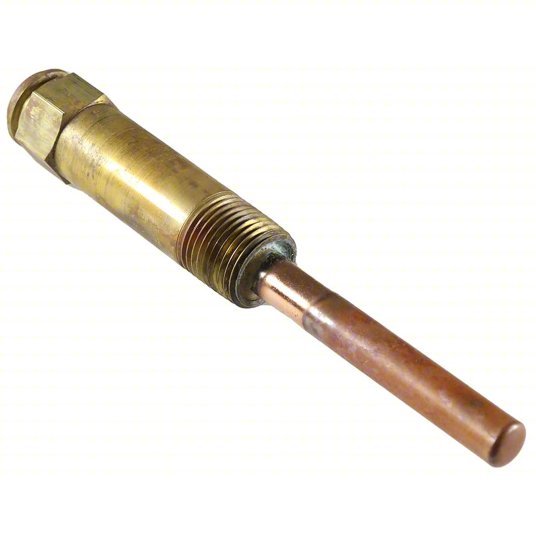 Honeywell 121371L Immersion Well Mounting Flange, Copper, Copper, 1/2 in External Thread Size