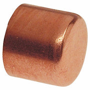 Nibco U617 1/2 Cap Wrot Copper, Cup, 1/2 in Copper Tube Size, For 5/8 in Tube OD