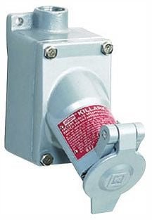 Killark UGR3 - 20231QW Hazardous Location Receptacle - 3 Wire, 20 Amp - Redwood.RWUGR3-20231QW