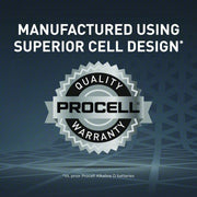 Duracell Procell PC1300 Battery D, Everyday, Alkaline, 1.5V DC, Procell Constant, 12 PK