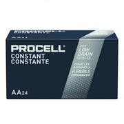 Duracell PC1500BKD Battery AA, Everyday, Alkaline, 1.5V DC, Procell Constant, 24 PK