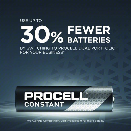 Duracell Battery AAA, Everyday, Alkaline, 1.5V DC, Procell Constant, 24 PK