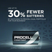 Duracell Procell PC1300 Battery D, Everyday, Alkaline, 1.5V DC, Procell Constant, 12 PK